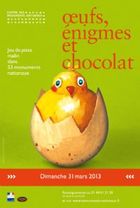 OEufs, énigmes et chocolat : jeux de piste dans 53 monuments nationaux. Publié le 07/03/13